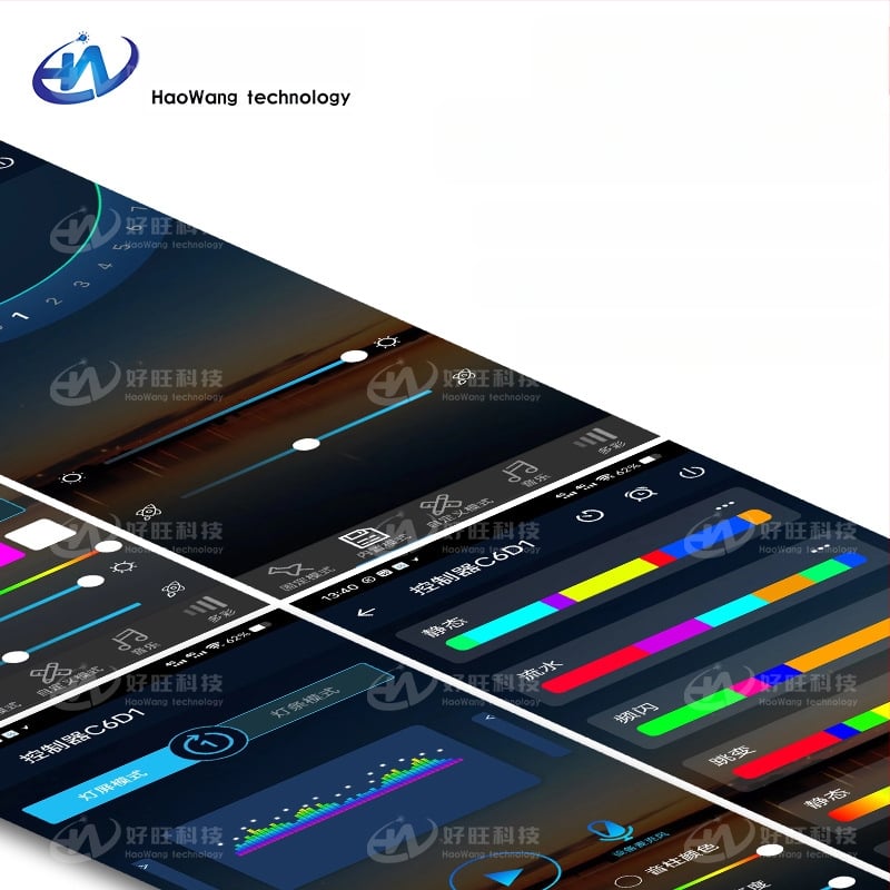 RGB LED лента с магически цветове, USB 5V захранване, управление чрез Bluetooth приложение, 30/60 LED на метър, водоустойчива