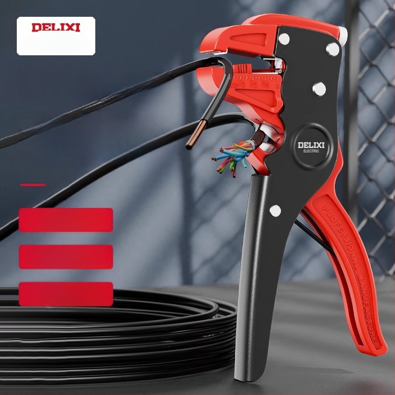 Delixi kacsa-szájú huzalcsupaszító fogó – Többfunkciós, Gyors csupaszítás, Ipari szint, Súly 0,26 kg