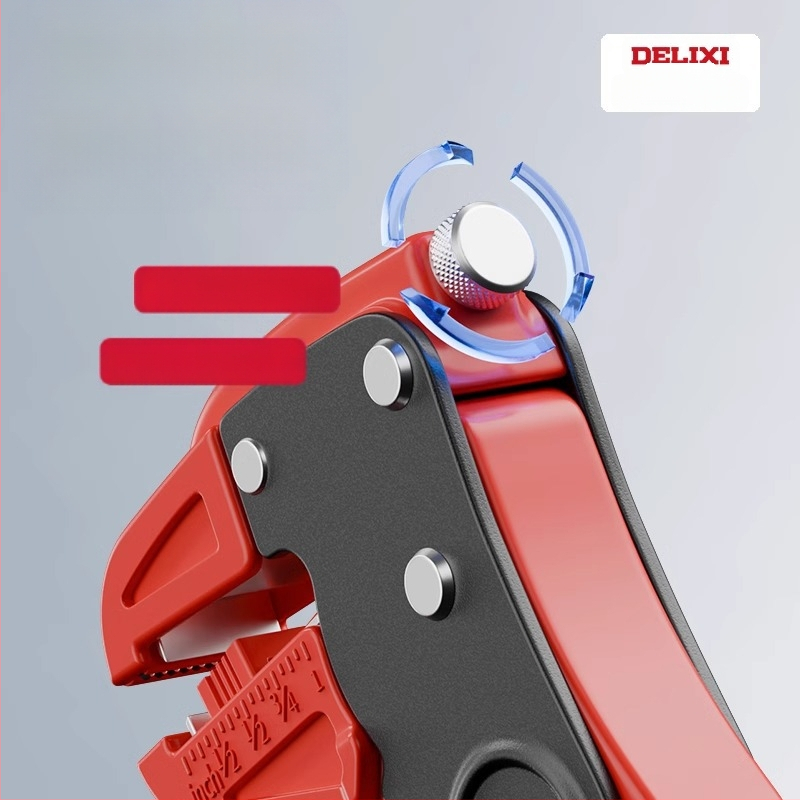 Delixi kacsa-szájú huzalcsupaszító fogó – Többfunkciós, Gyors csupaszítás, Ipari szint, Súly 0,26 kg