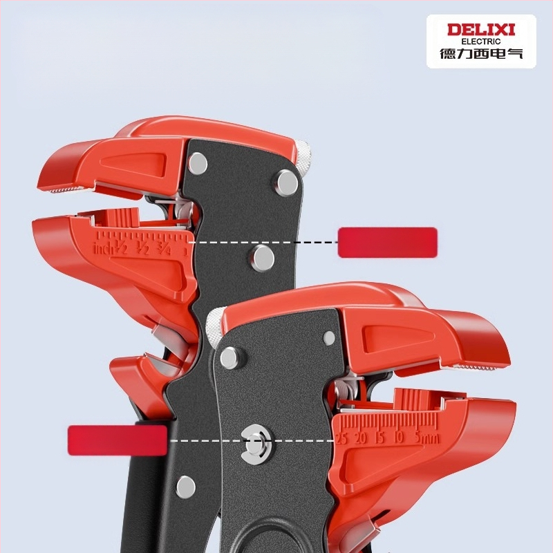 Delixi kacsa-szájú huzalcsupaszító fogó – Többfunkciós, Gyors csupaszítás, Ipari szint, Súly 0,26 kg