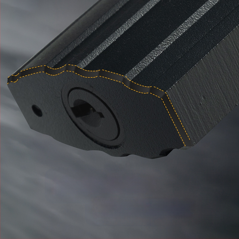 Mājsaimniecības aizslēdzējs - vara korpuss, ūdensizturīgs, matēta virsma; Modelis W-BLACK-DX; Zīmols OPEL; Piemērošana: skapji, istabas durvis, noliktavas