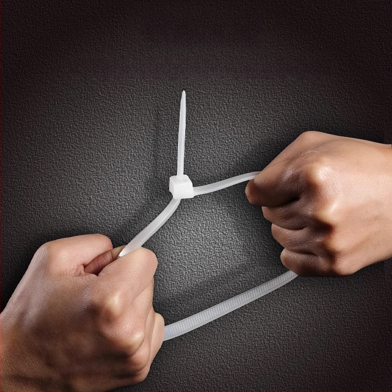 Найлонова самозатягаща се кабелна лента с пластмасова катарама за домашно използване