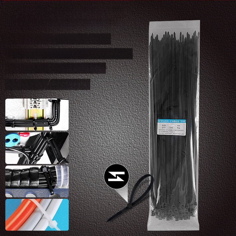 Найлонова самозатягаща се кабелна лента с пластмасова катарама за домашно използване