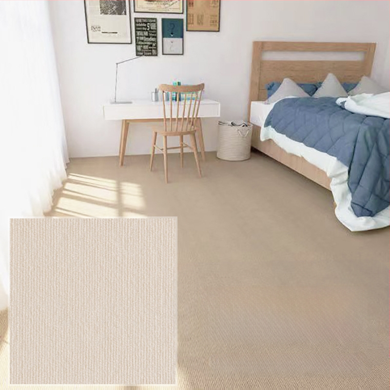 Komerciālais pašlīmējošais paklājs no poliesteru, svītrainais raksts, pastorālais stils, mašīnveidots austs