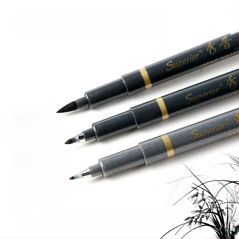 Xiupu арт калиграфска писалка за изкуство, ултра-фина мека върха, презареждаща се гелова писалка