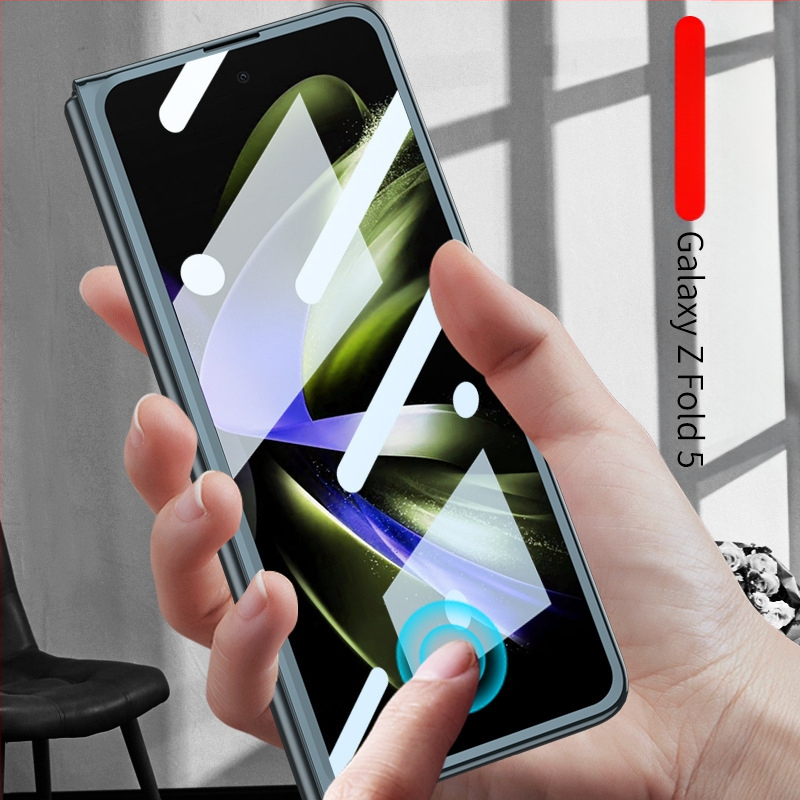 Samsung Z Fold7/6/5 aizsarg vāciņš — PC ciets korpuss ar elektroplatinga fantoma pārklājumu, šoka izturīgs, pret pirkstu nospiedumiem