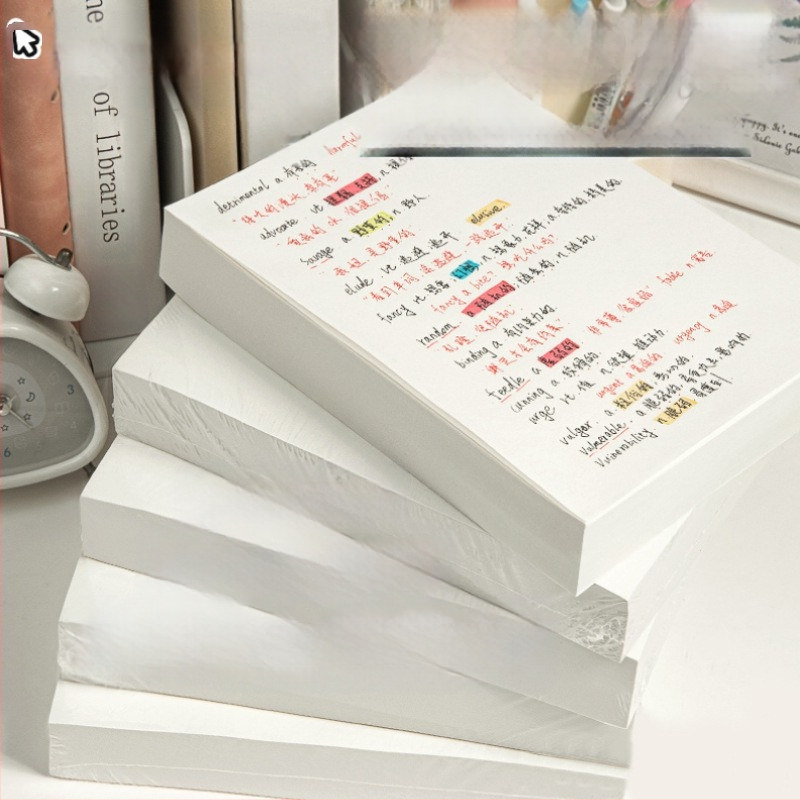 Piezīmju grāmatiņa Sijin, papīra bloka stils, nav līmējams, bez IP atļaujas (Brand: Sijin; Paste: No; Styling: paper brick; IP: No)