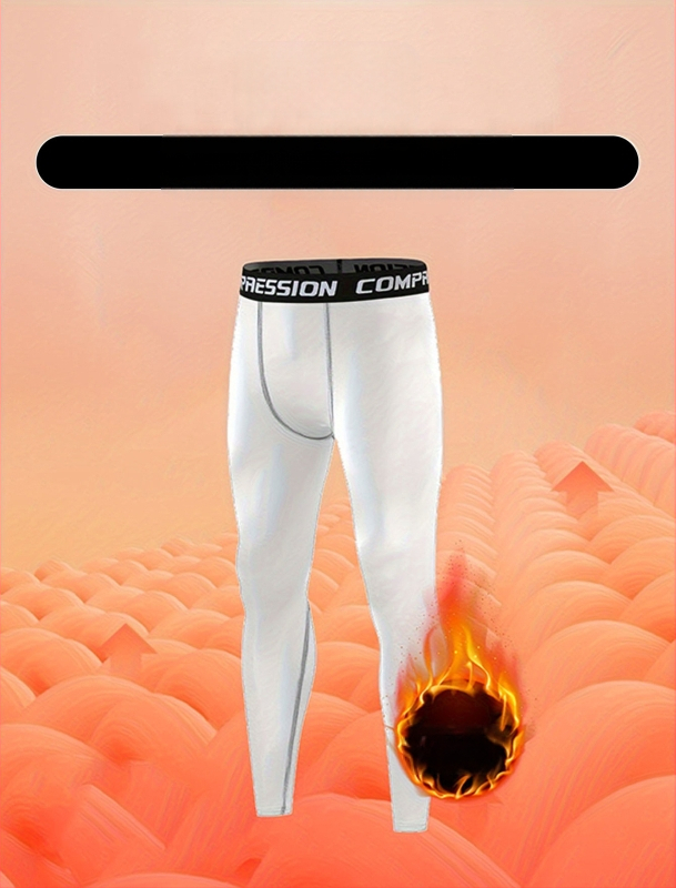 Мъжки спортни панталони с флисово подплата, тясно прилепнали за тренировки, 90% полиестер в смесени влакна, подходящи за всички сезони