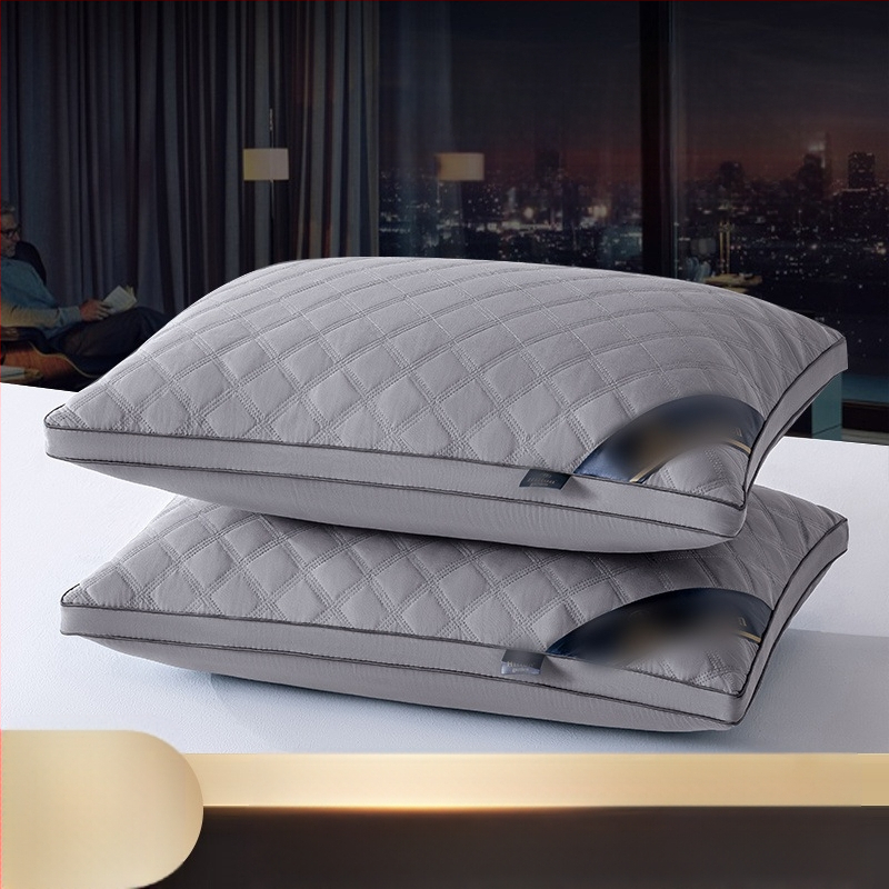 Възглавница с пълнеж Nine-hole fiber, регулируема височина, квадратна форма, тегло 0.55–1.0 кг