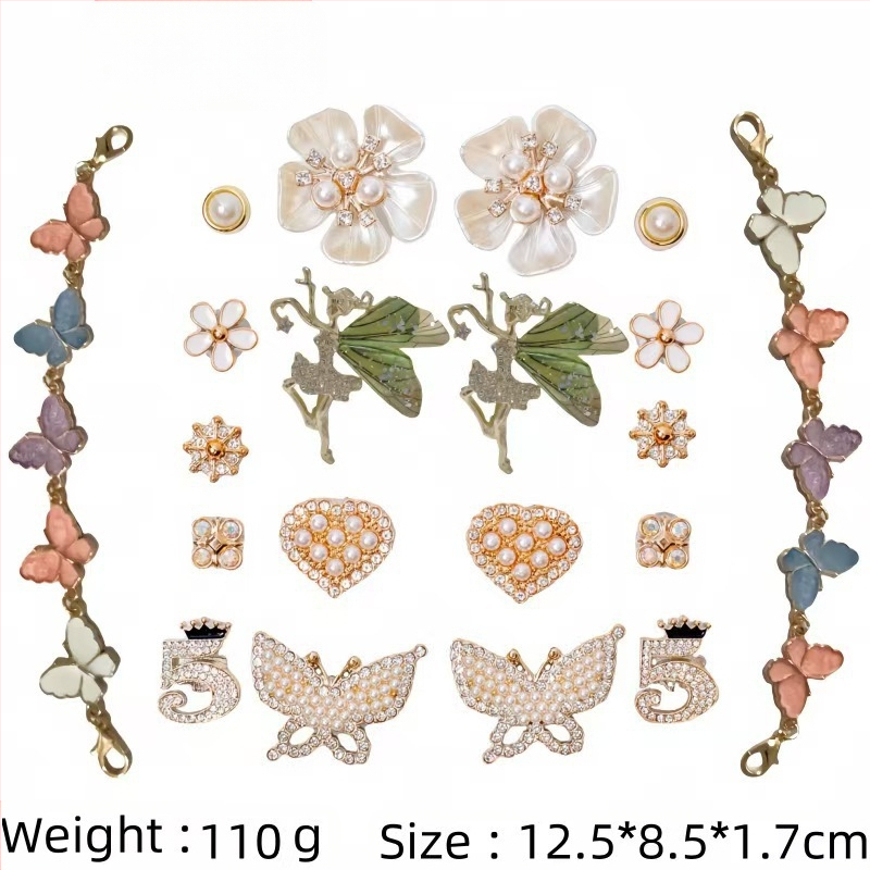 Etno stila unisex potītes piekare no sudraba ar motīviem dzīvniekiem, ziediem, lapām un zvaigznēm, pielāgošana pieejama