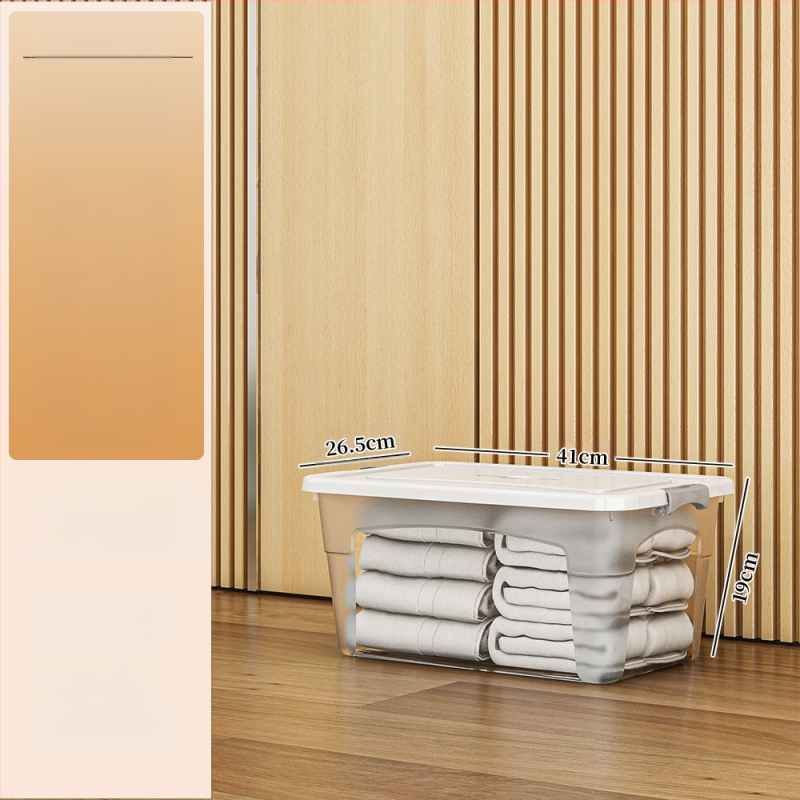 Пластмасова кутия за съхранение с колела — мултифункционална, 50–60 л, прахоустойчива и влагозащитна