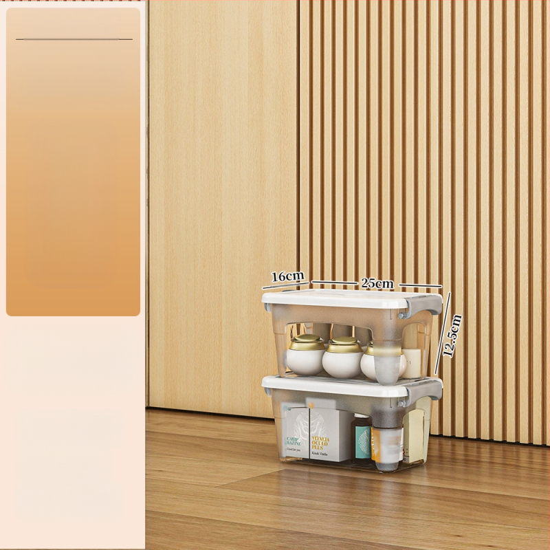 Пластмасова кутия за съхранение с колела — мултифункционална, 50–60 л, прахоустойчива и влагозащитна