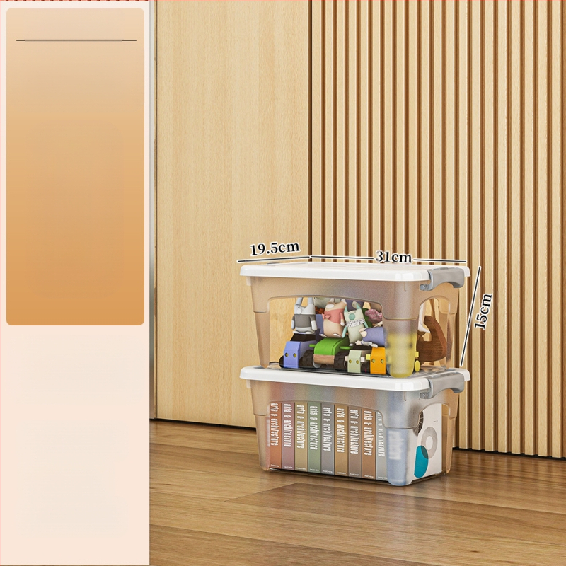 Пластмасова кутия за съхранение с колела — мултифункционална, 50–60 л, прахоустойчива и влагозащитна