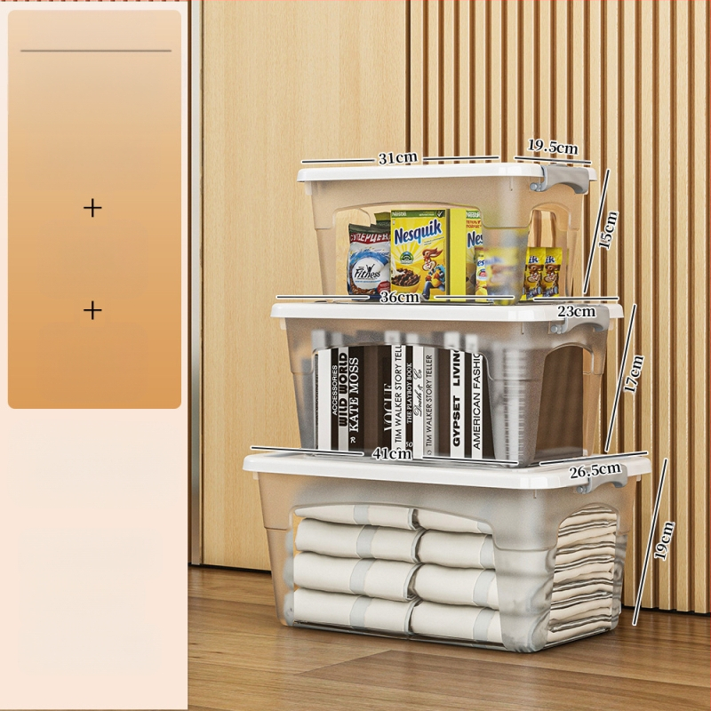 Пластмасова кутия за съхранение с колела — мултифункционална, 50–60 л, прахоустойчива и влагозащитна