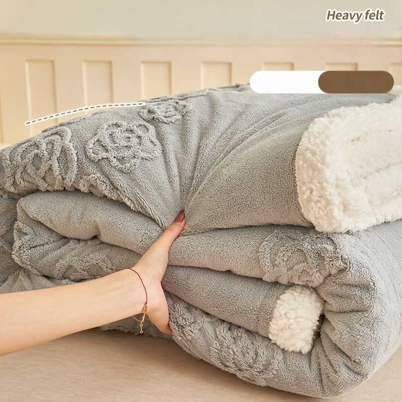 Bárány-fleece pléd irodai pihenéshez – Geometriai minta, Tavasz és Ősz (Anyag: Egyéb; Szűkülés 5%; Stílus: Egyszerű és modern)