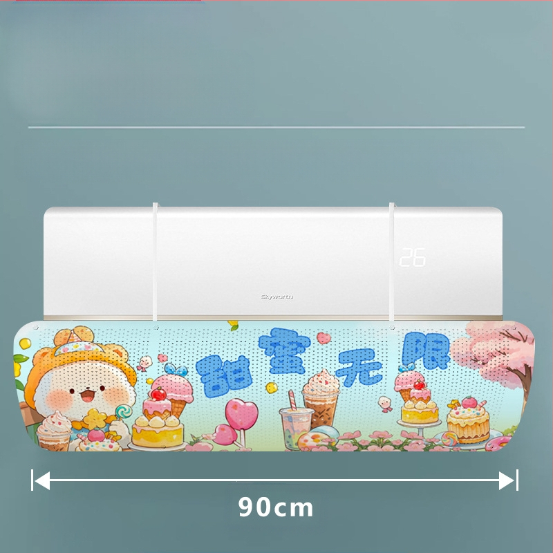 Légkondicionáló szélvédő - szélálló, állítható, falra szerelhető, univerzális, újrahasználható