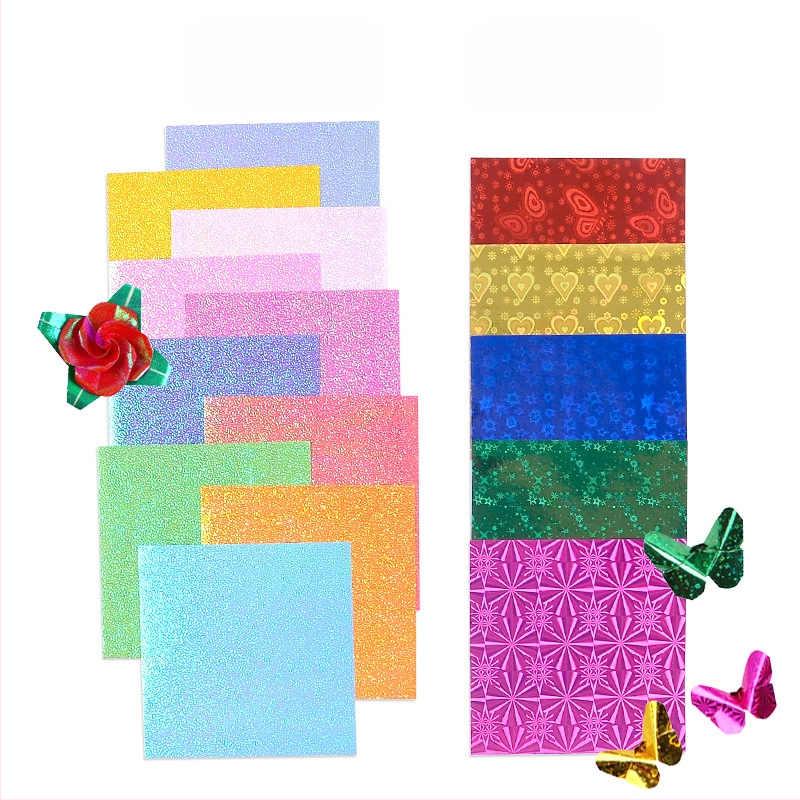 Origami papír kézművesekhez — bevont papír, márka Bile, stílus könnyed lux, kategória: egyéb papírkézműves termékek, anyag: papír