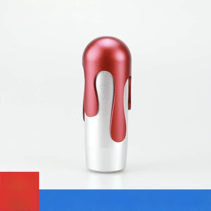 Käigukangi nupp - jäätise stiilis, universaalne lainemustriga disain, sobib manuaal- ja automaatkäigukastidega