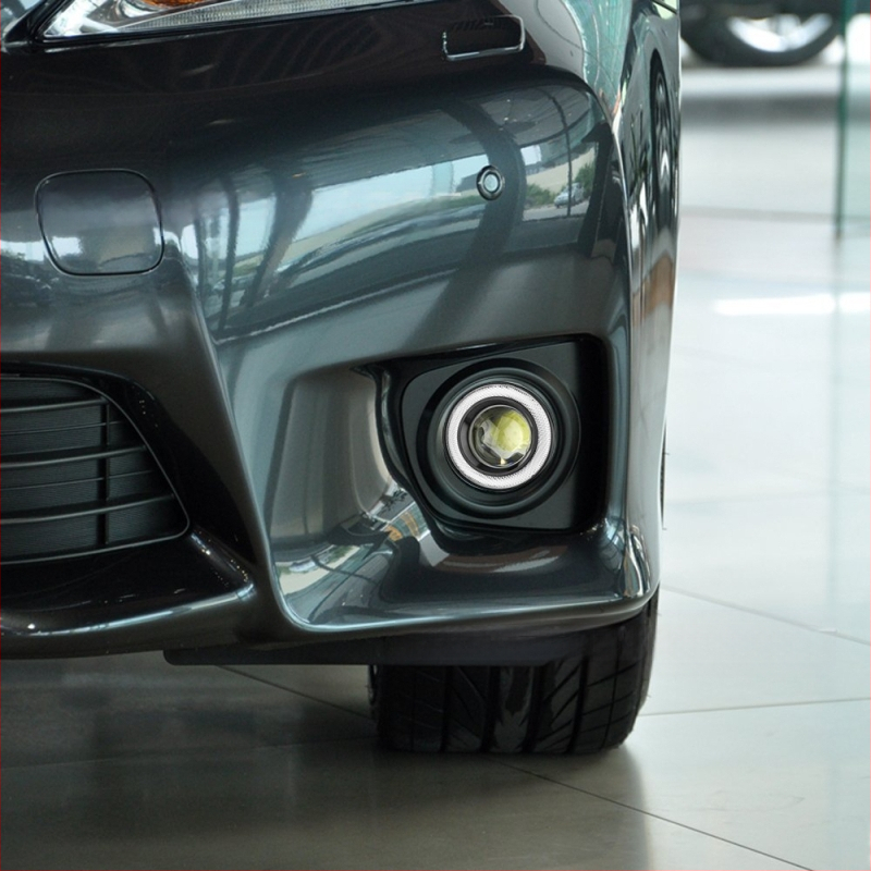 Far LED pentru ceață auto cu angel eyes și COB - 12V, 30W, 1200 lm, 50000 h