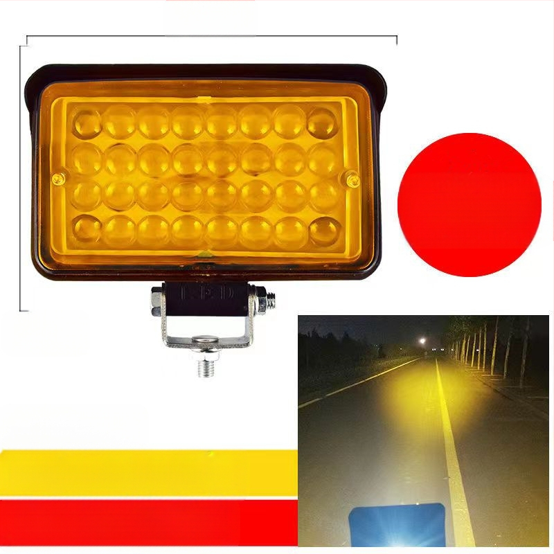 Több‑LED spotfény járművekhez – 144W, 12–80V, IP67, repülőipari alumínium, 30000 óra élettartam