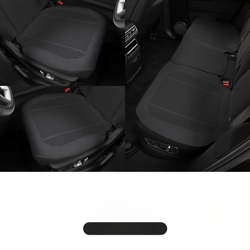 Auto armatuurlaua libisemisvastane matt keskse konsoolile koos telefoniga ja parfüümiga hoiukohaga — lame minimalistlik stiil, nahapind, looduslike kiudude täidis, kohandatav, ventilatsioon