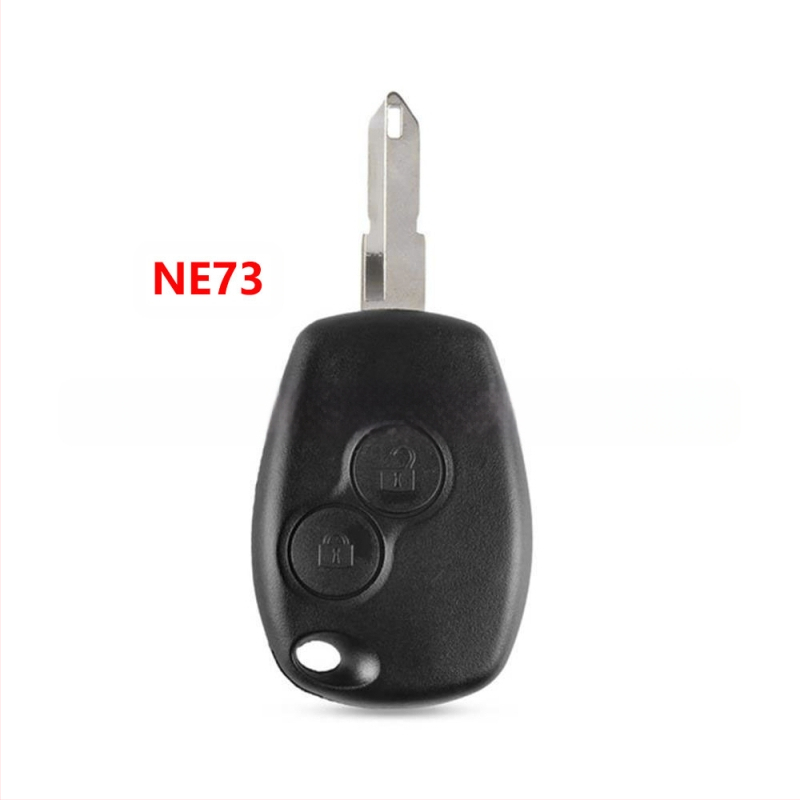 Carcasă cheie Renault – placă plată, corp ABS, lamă metalică, configurație 2-chei/3-chei, greutate 35 g