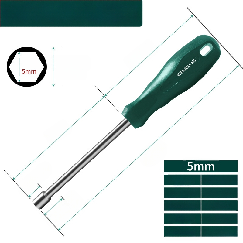 Cheie cu soclu hexagonal, oțel cu conținut mare de carbon, finisaj oglindă