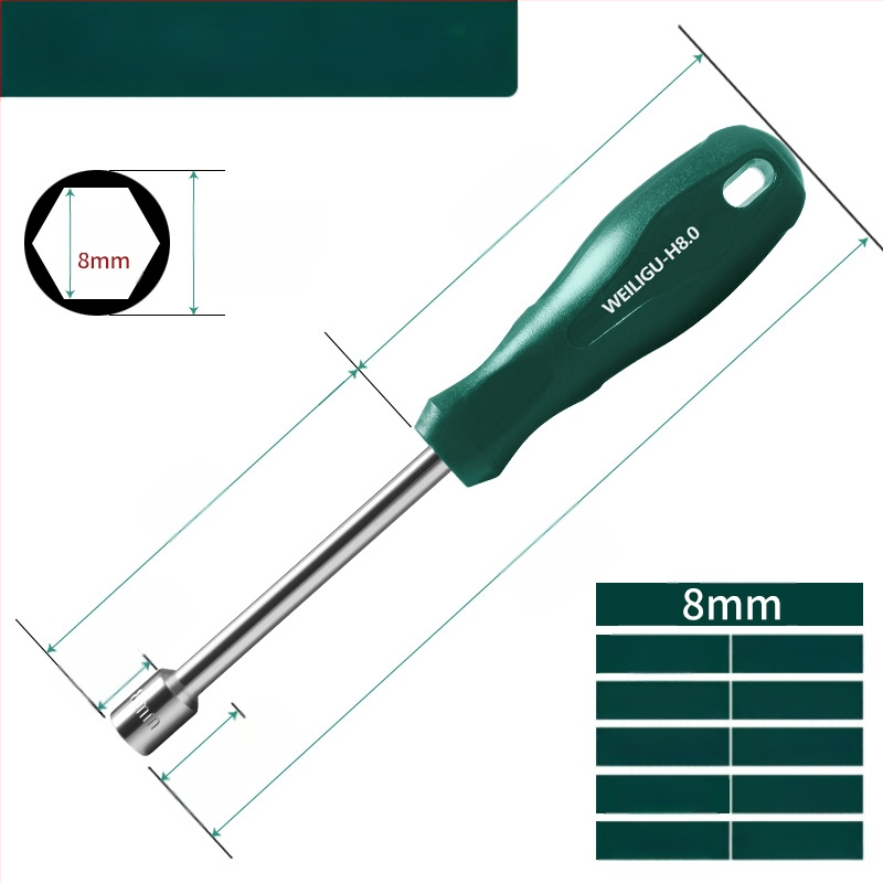Cheie cu soclu hexagonal, oțel cu conținut mare de carbon, finisaj oglindă
