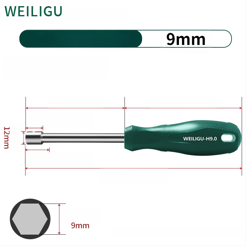 Cheie cu soclu hexagonal, oțel cu conținut mare de carbon, finisaj oglindă