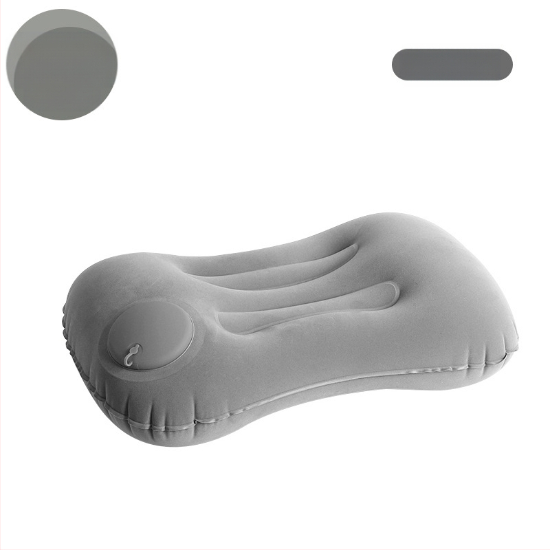 Utazási felfújható párna – Square modell, FlyingBear, 10 cm vastagság, környezetbarát PVC, súly 100 g