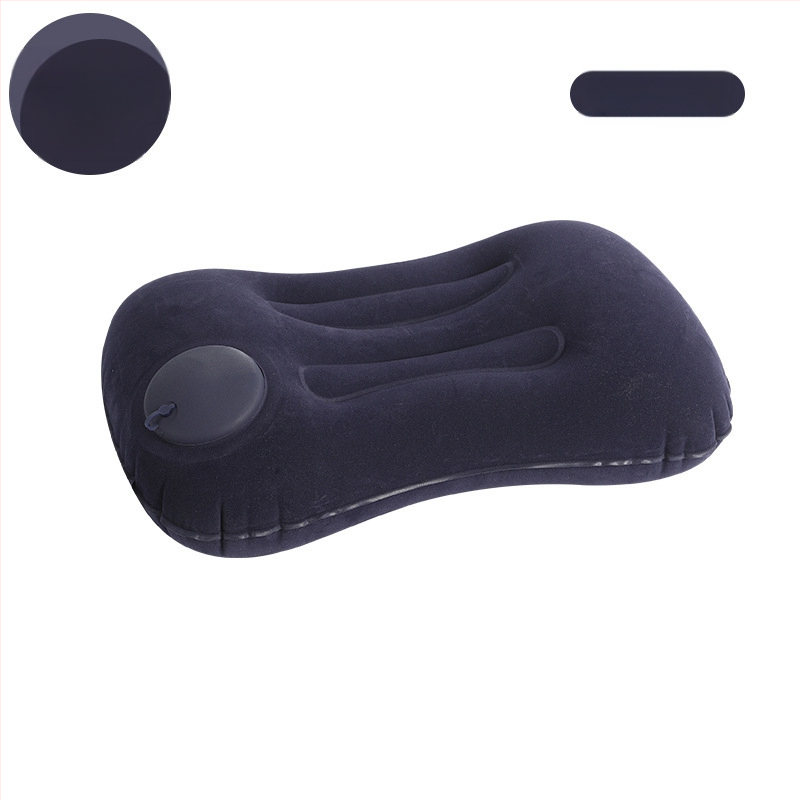 Utazási felfújható párna – Square modell, FlyingBear, 10 cm vastagság, környezetbarát PVC, súly 100 g