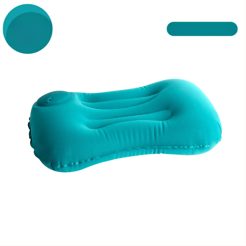 Utazási felfújható párna – Square modell, FlyingBear, 10 cm vastagság, környezetbarát PVC, súly 100 g