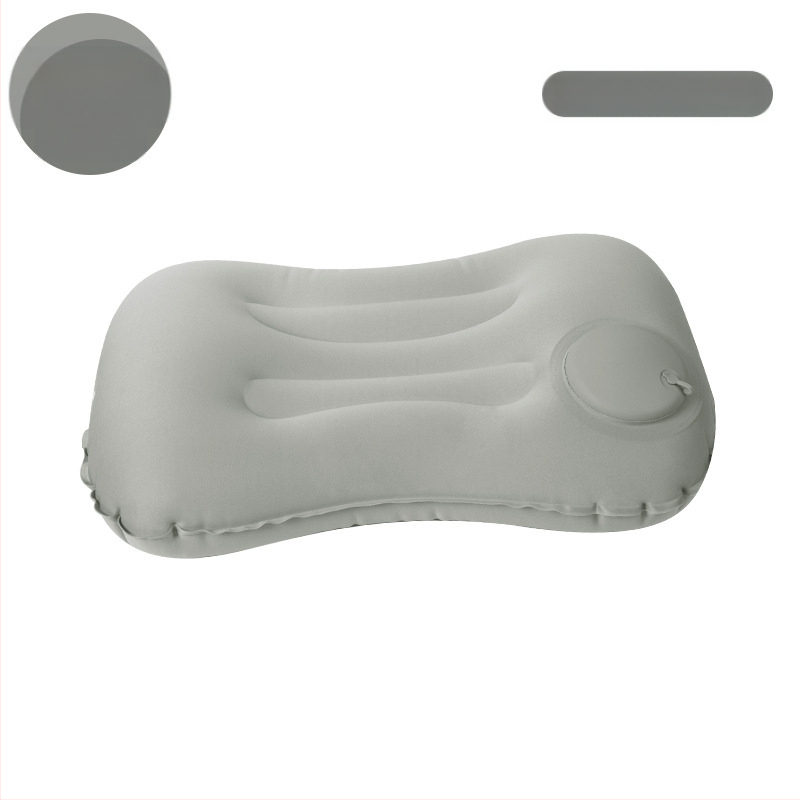 Utazási felfújható párna – Square modell, FlyingBear, 10 cm vastagság, környezetbarát PVC, súly 100 g