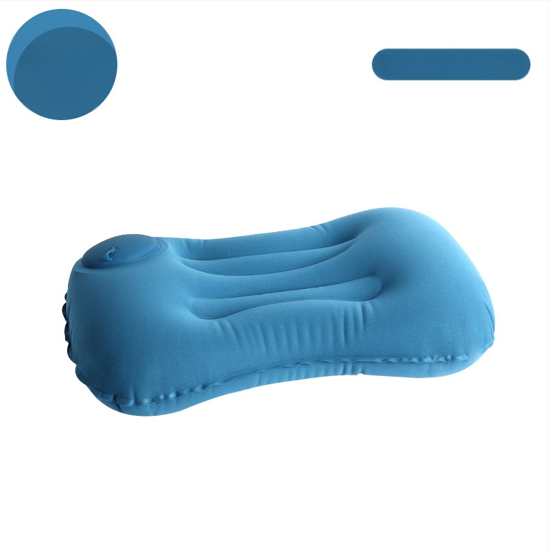 Utazási felfújható párna – Square modell, FlyingBear, 10 cm vastagság, környezetbarát PVC, súly 100 g