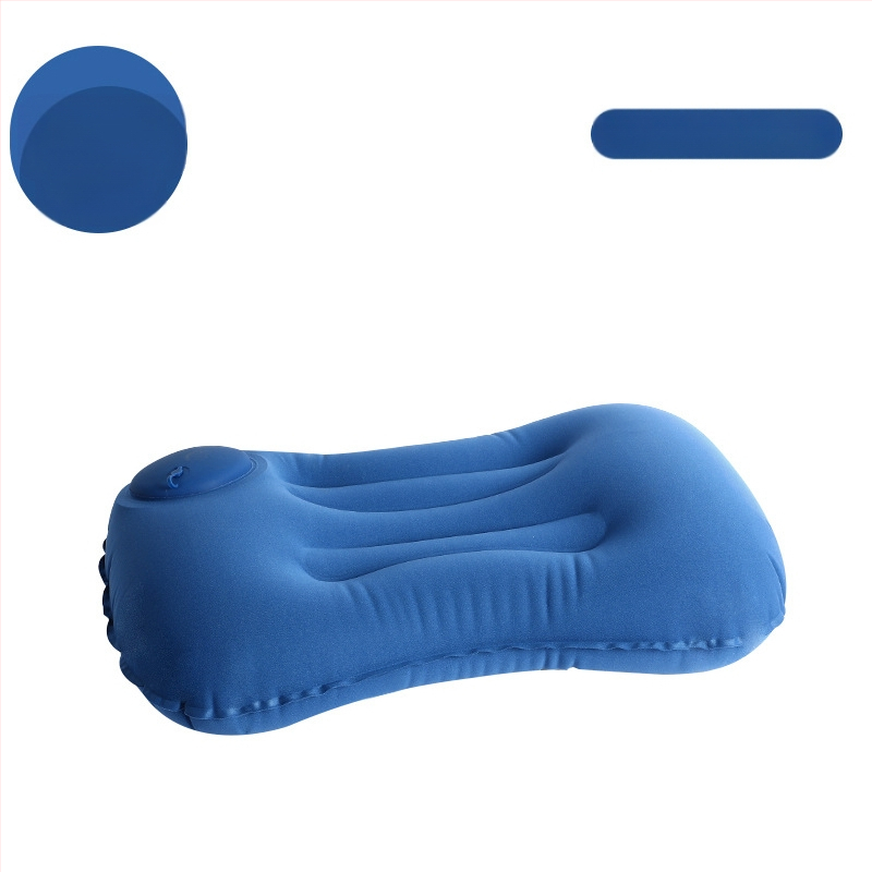 Utazási felfújható párna – Square modell, FlyingBear, 10 cm vastagság, környezetbarát PVC, súly 100 g