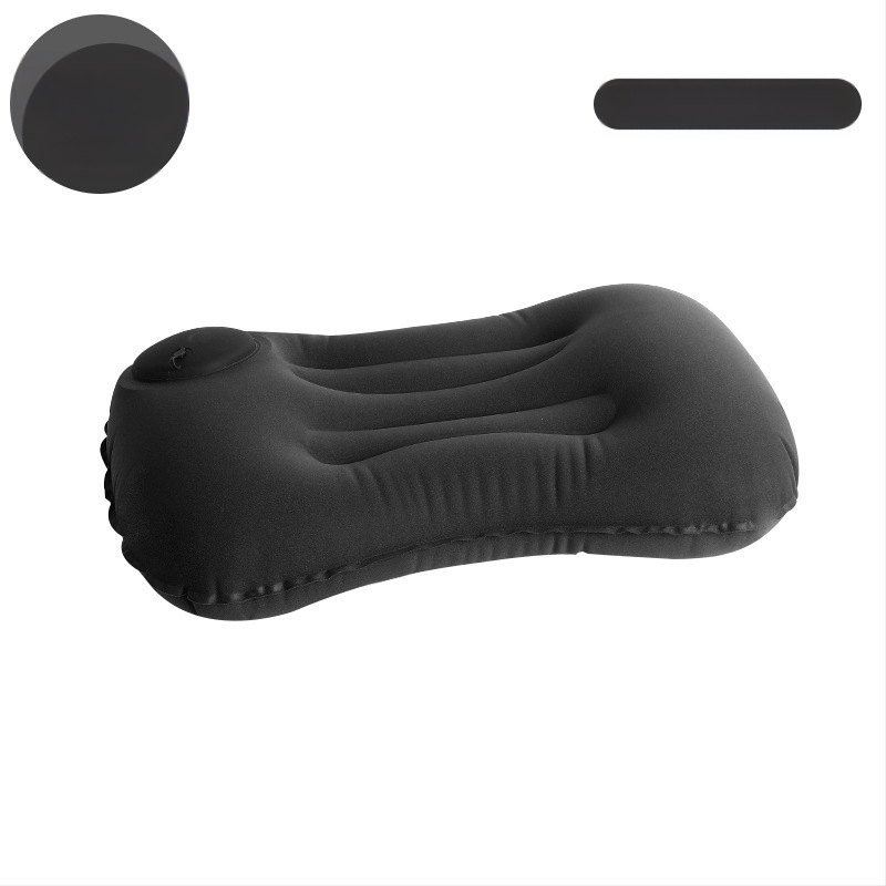 Utazási felfújható párna – Square modell, FlyingBear, 10 cm vastagság, környezetbarát PVC, súly 100 g