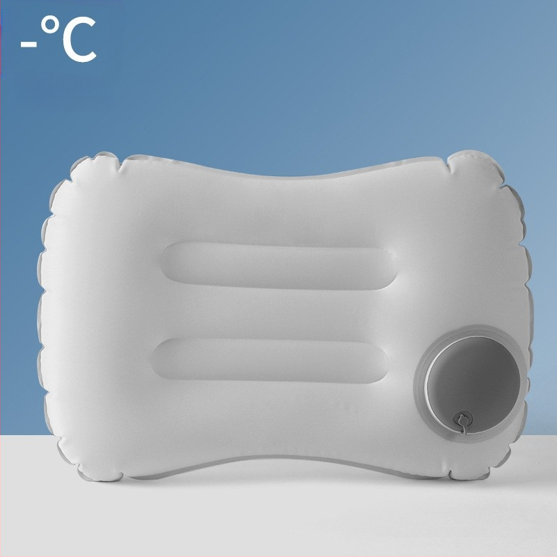 Utazási felfújható párna – Square modell, FlyingBear, 10 cm vastagság, környezetbarát PVC, súly 100 g