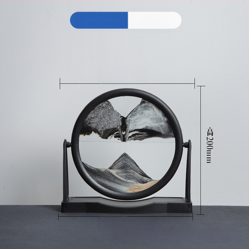 Nappali dísz homokfestés: 3D dinamikus homokfestő művészeti alkotás geometriai dizájnnal (Anyag: Üveg; Gyártási folyamat: Csiszolás; Felület: Polírozás; Függő forma: Dísz; Stílus: Geometria)