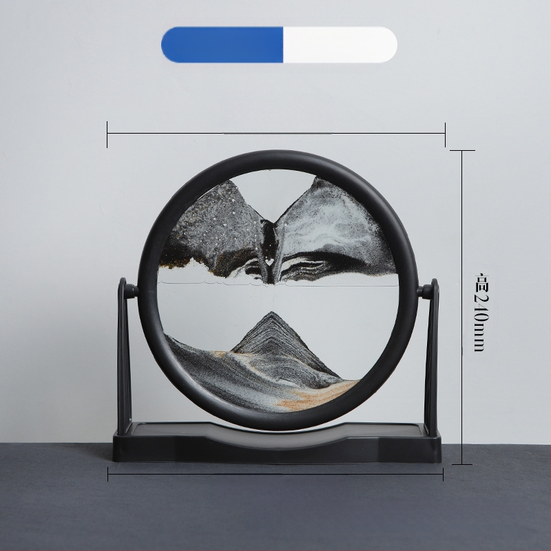 Nappali dísz homokfestés: 3D dinamikus homokfestő művészeti alkotás geometriai dizájnnal (Anyag: Üveg; Gyártási folyamat: Csiszolás; Felület: Polírozás; Függő forma: Dísz; Stílus: Geometria)