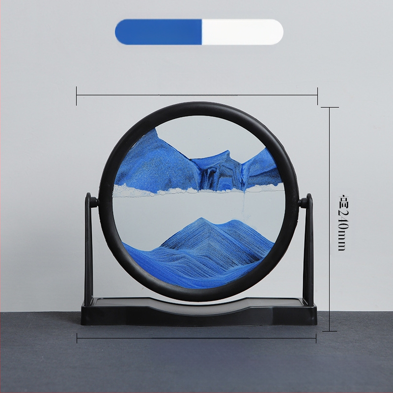 Nappali dísz homokfestés: 3D dinamikus homokfestő művészeti alkotás geometriai dizájnnal (Anyag: Üveg; Gyártási folyamat: Csiszolás; Felület: Polírozás; Függő forma: Dísz; Stílus: Geometria)