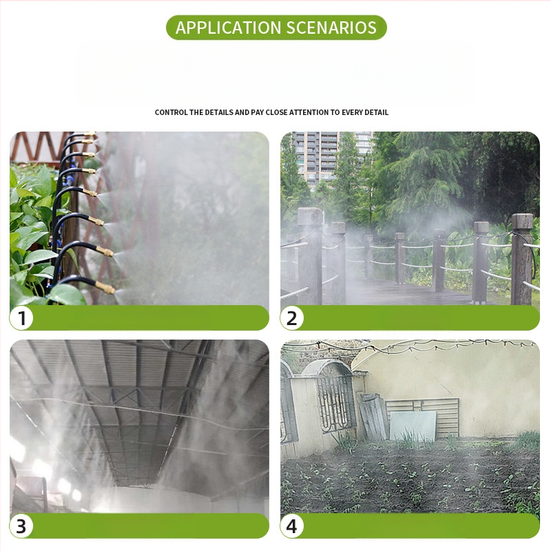 Mikro-raspršiva serija za navodnjavanje s podesivim kutem, 360° univerzalna mlaznica, brza instalacija plug-in, automatski raspršivač za kućnu baštu