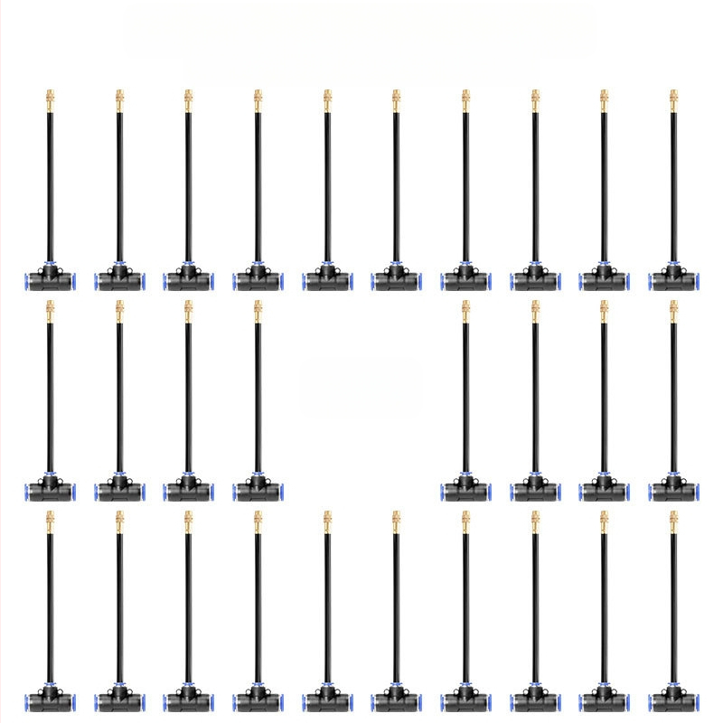 Mikro-raspršiva serija za navodnjavanje s podesivim kutem, 360° univerzalna mlaznica, brza instalacija plug-in, automatski raspršivač za kućnu baštu