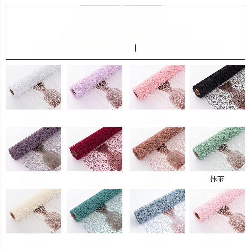 Gazu tinklo ritinys gėlių įvyniojimui – Flower Habitat, Pardavimo įpakavimas, Apdorojimas: Kitas