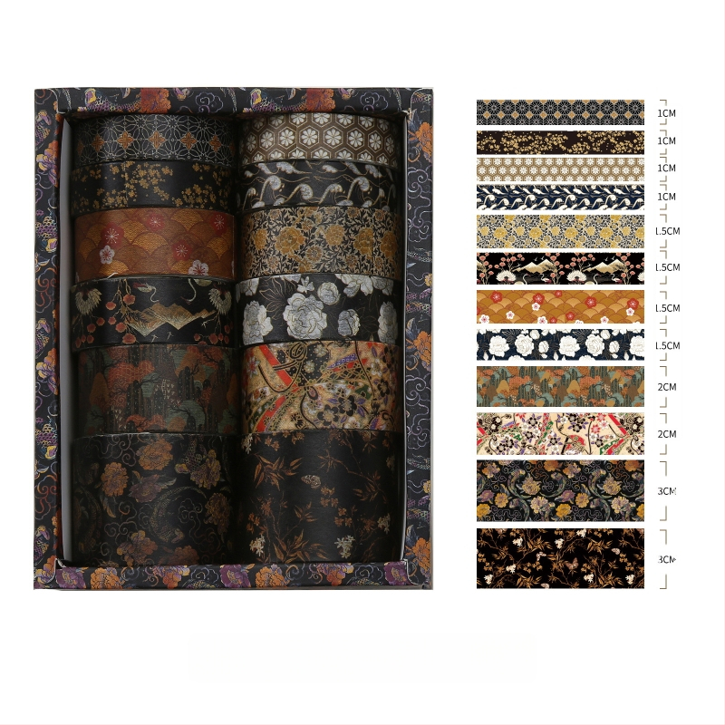 Kyoto Yanyun серия дневникова ващи лента и стикери, персонализируема, субстрат: ващи хартия, дебелина 0.02, обща употреба