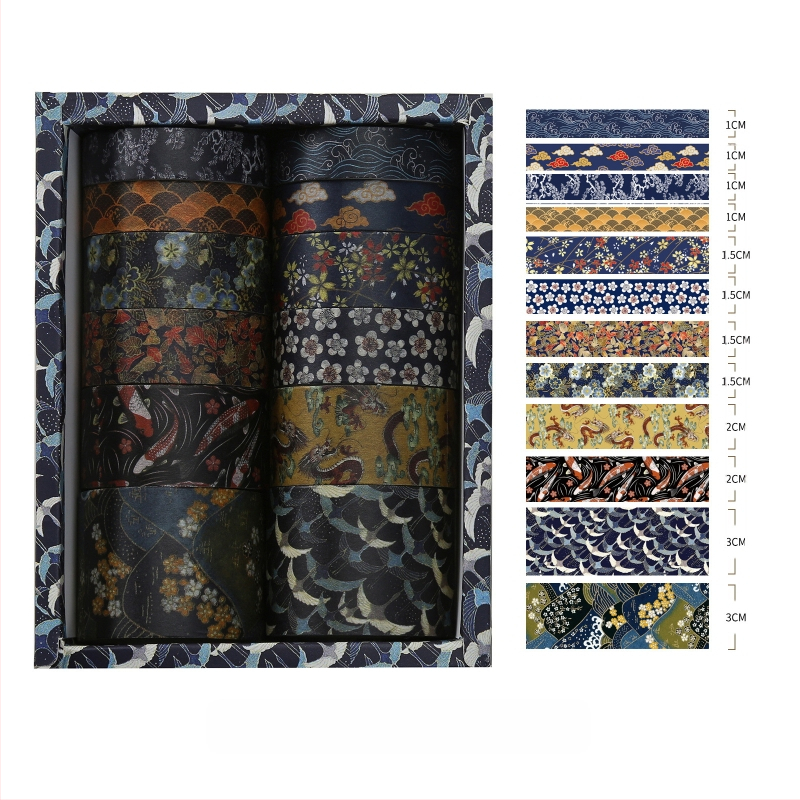 Kyoto Yanyun серия дневникова ващи лента и стикери, персонализируема, субстрат: ващи хартия, дебелина 0.02, обща употреба