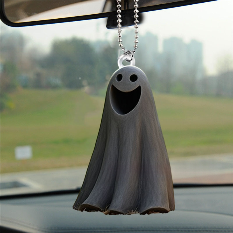 Decorațiune auto suspendabilă – Cloud, acrilic, personalizare a procesării, stil desen animat