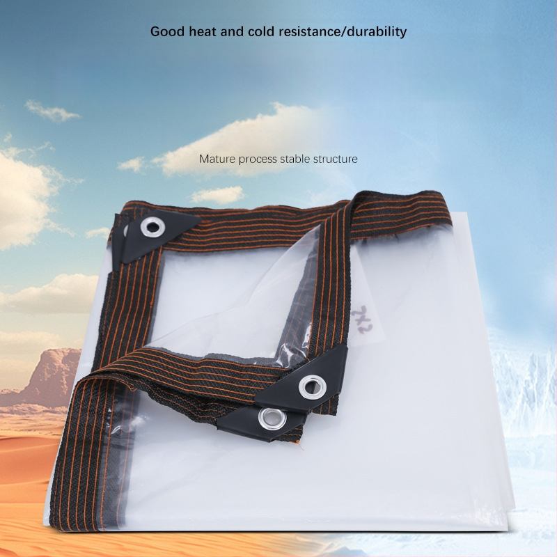 Áttetsző megerősített PVC esővédő fólia beltéri virágokhoz, hőszigetelés, árnyékolás és porvédelem a balkonra