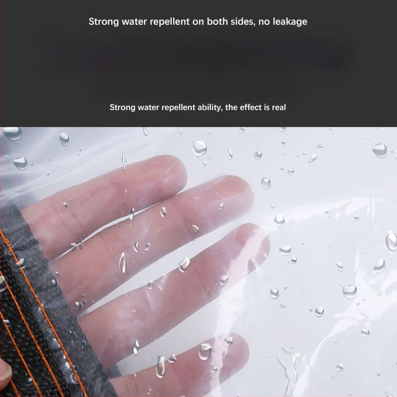 Áttetsző megerősített PVC esővédő fólia beltéri virágokhoz, hőszigetelés, árnyékolás és porvédelem a balkonra