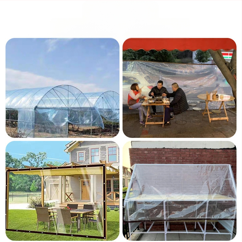 Áttetsző megerősített PVC esővédő fólia beltéri virágokhoz, hőszigetelés, árnyékolás és porvédelem a balkonra