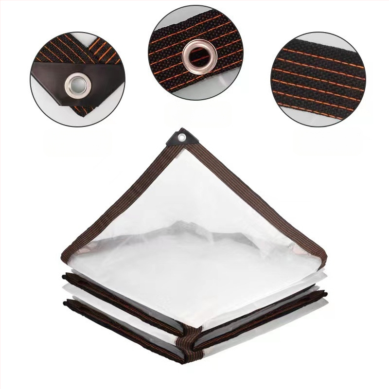 Áttetsző megerősített PVC esővédő fólia beltéri virágokhoz, hőszigetelés, árnyékolás és porvédelem a balkonra